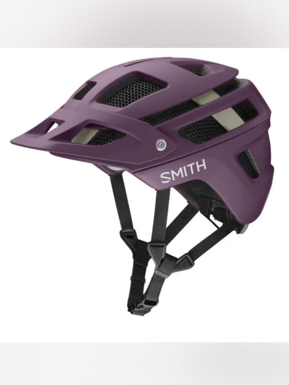 SMITH Matte Plum Trail Bike Helmet